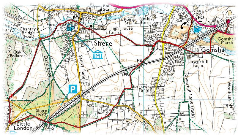 Gomshall with G&H, 5 miles
