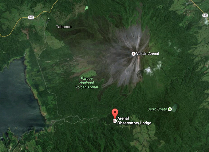 Map of Arenal